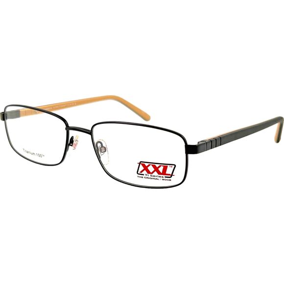 XXL Mammoth Mens Eyeglass Frame Black - Picture 1 of 5